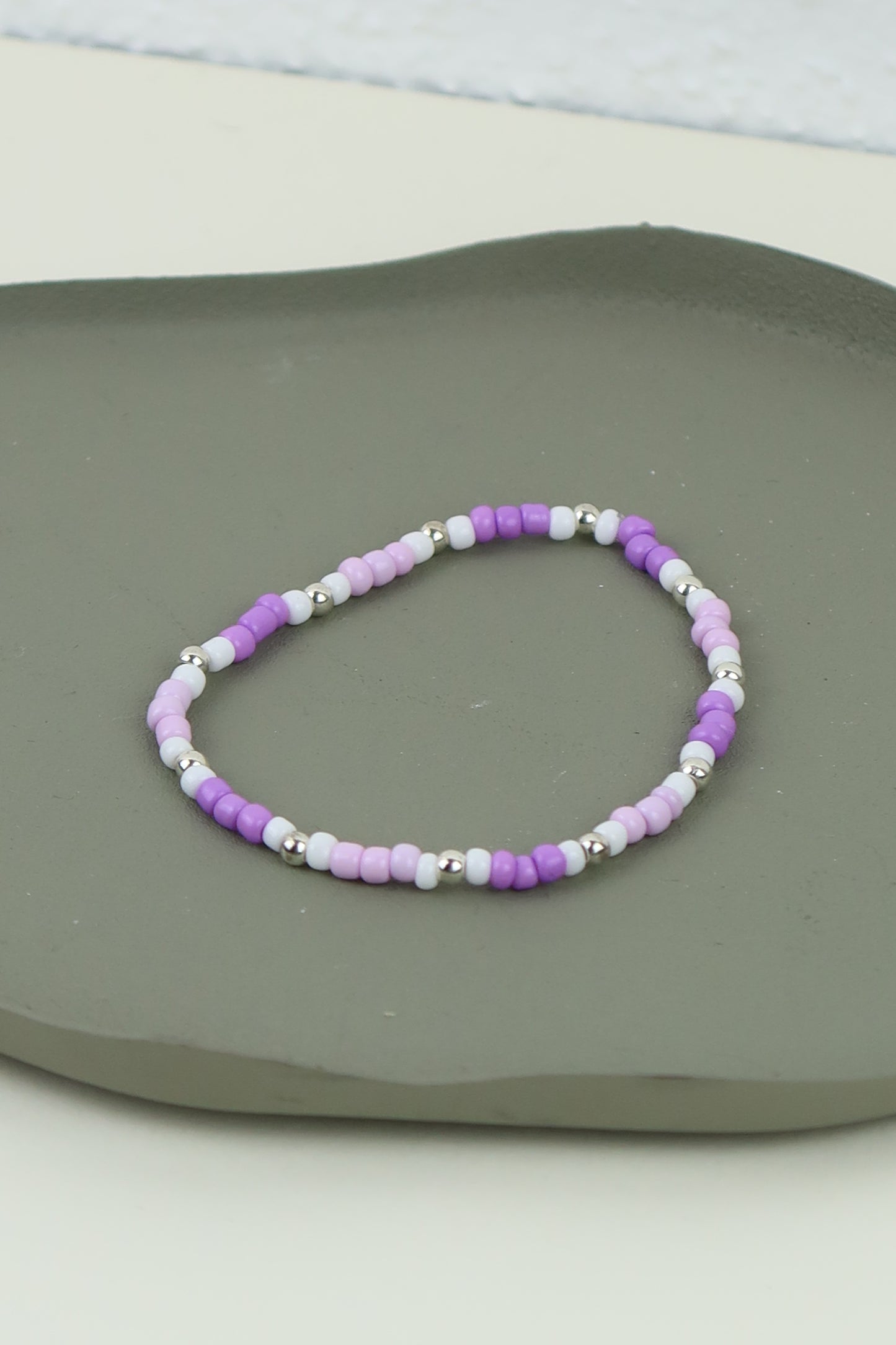 🌟 Perlenarmband mit Goldperlen 🌟