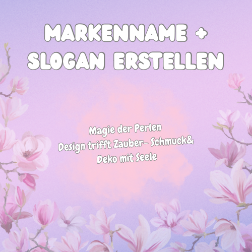 ✨ Markenname + Slogan erstellen