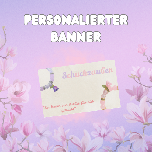 🌸 Personalisierter Banner für deine Marke