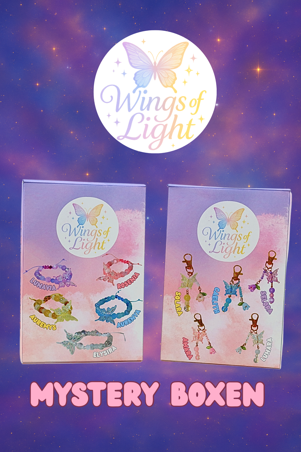 🌌 Wings of Light – Magische Mystery Box 🦋✨