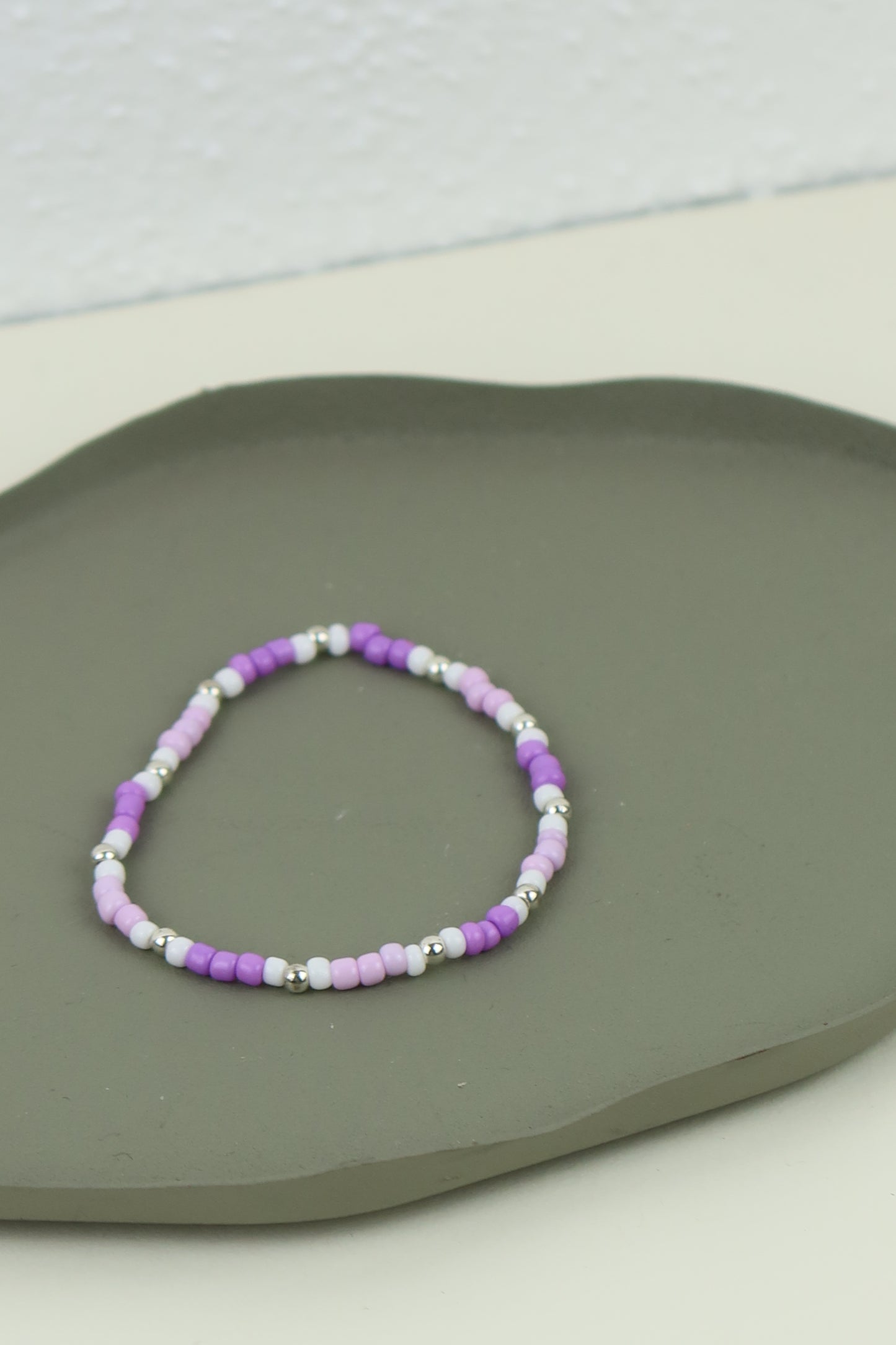 🌟 Perlenarmband mit Goldperlen 🌟