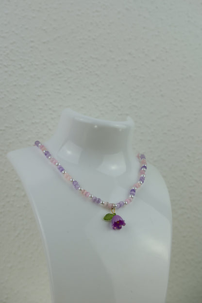 🌸💜 Blossom Charm Necklace