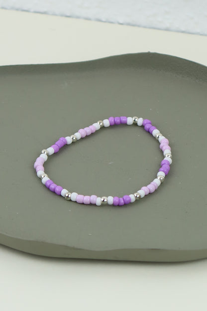 🌟 Perlenarmband mit Goldperlen 🌟