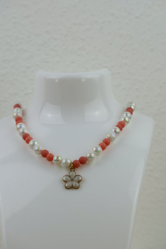 🌸✨ Blossom Pearl Necklace