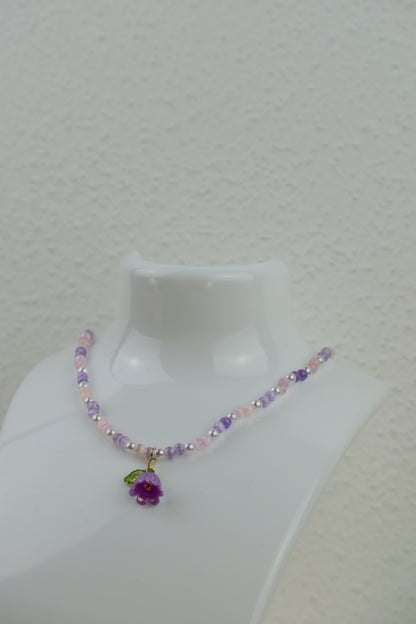 🌸💜 Blossom Charm Necklace
